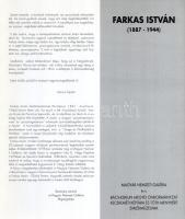 Farkas István (1887-1944). Szerk.: Beke László. Bp.-Kecskemét, Magyar Nemzeti Galéria-Bács-Kiskun Me...