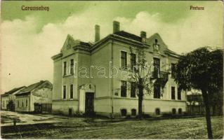 Karánsebes, Caransebes; Pretura / Járásbíróság. Ioan Balc kiadása / district court (EB)