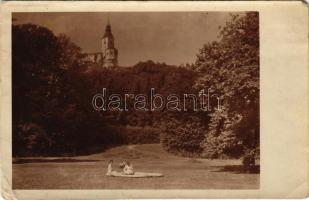 1919 Németújvár, Güssing; vár / Schloss / castle. photo (EM)