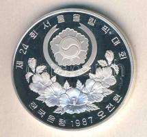 Dél-Korea 1987. 5000W Ag "Olimpia-Chegi-Kicking" T:PP