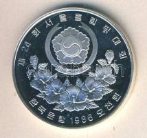 Dél-Korea 1987. 5000W Ag "Szöuli olimpia - tigris kabala" T:PP