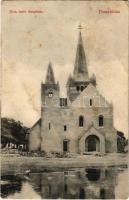 1910 Dunahidas, Pruck, Most pri Bratislave; Római katolikus templom / Catholic church (EK)