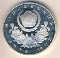 Dél-Korea 1988. 10.000W Ag "Olimpia-lovaglás" T:PP