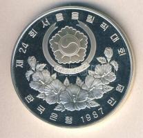Dél-Korea 1987. 10.000W Ag "Olimpia-Röplabda" T:PP
