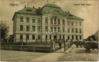 Fogaras, Fagaras; Liceul "Radu Negru" / gimnázium / grammar school (fl)