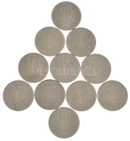 NSZK 1975-1991. 5M Cu-Ni (11x) különböző évszámok és/vagy verdejelek T:XF,VF
FRG 1975-1991. 5 Marks...