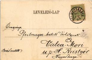 1903 Selmecbánya, Schemnitz, Banská Stiavnica; Kálvária. Joerges kiadása / calvary. Art Nouveau, flo...