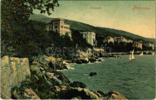 1907 Abbazia, Opatija; Südstrand / seashore, villas (EK)