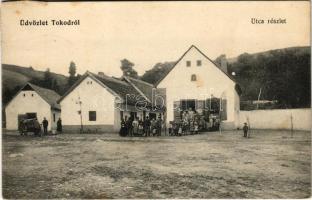 1919 Tokod, utca részlet, üzlet (fl)