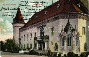 1909 Nagykároly, Carei; Gróf Károlyi kastély. Eigner Simon kiadása / castle (EK)