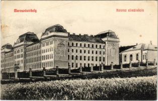 1910 Marosvásárhely, Targu Mures; Katonai alreáliskola / K.u.K. military school (fl)