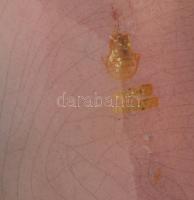 Liipola Yrjö, formatervező (1881 - 1971) Zsolnay: Kétségbeesés. Eozin mázas porcelánfajansz. Jelzett...