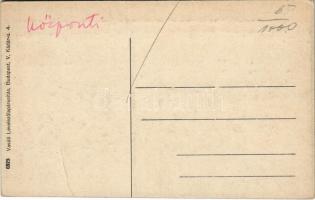 Dunaharaszti, Vasúti híd, dunai úszó vízi hajómalom (vízimalom). Vasúti levelezőlapárusítás 6925. / ...