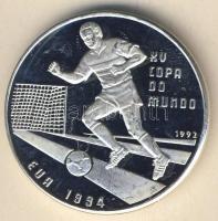 Guinea-Bissau 1992. 10.000P Ag "Labdarúgó VB" T:PP