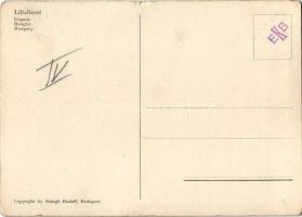 Lillafüred (Miskolc), Palotaszálló, étterem belső pincérekkel. Balogh Rudolf felvétele (kis szakadás...