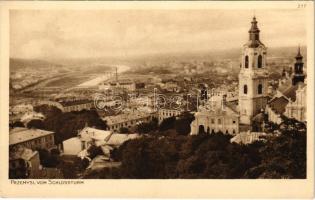 Przemysl, vom Schlossturm. Der Krieg 1914/16 in Postkarten. Herausgegeben von der Münchener Ostpreußenhilfe. Feld-Postkarte / general view from castle tower