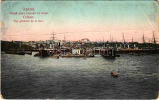 1910 Odesa, Odessa; Vue generale de la mer / general view, port (fa)