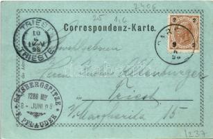 1898 (Vorläufer) Salzburg, Gruss von der Gaisbergspitze / mountain peak, tourist house (EK)