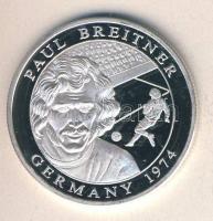 Libéria 2001. 10$ Ag "Paul Breitner - Németország" T:PP