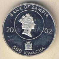 Zambia 2002. 500K Ag "Müncheni olimpia" T:PP