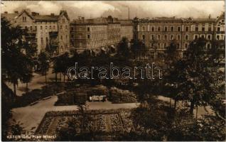 1938 Katowice, Kattowitz; Plac Miarki / square