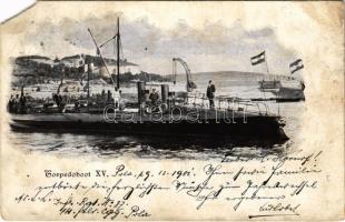 1900 K.u.K. Kriegsmarine S.M. Torpedoboot XV (ex Boa) / Cs. és kir. haditengerészet SM Tb XV torpedónaszádja / Austro-Hungarian Navy SM Tb XV torpedo boat (EM)