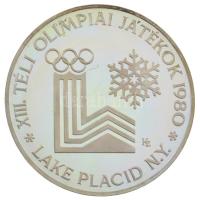 1980. 200Ft Ag "Téli olimpia - Lake Placid" német nyelvű tanúsítvánnyal T:AU (eredetileg P...