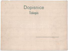 Praha, Prag; Pozdrav z Prahy, Hradcany. Tiskopis / giant postcard (31 x 23 cm) (small tear)