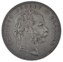 1869KB 1Ft Ag "Ferenc József / Angyalos címer" Körmöcbánya T:AU,XF patina Hungary 1869KB 1 Forint Ag "Franz Joseph" Kremnitz C:AU,XF patina Huszár: 2136., Unger III.: 1463.a, Adamo M15