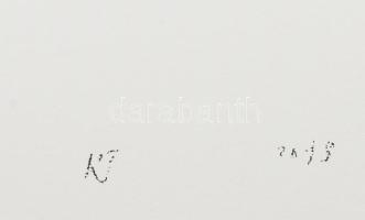 Reigl Judit: Portré. Szitanyomat, papír, jelzett a nyomaton, számozott: 1078/1500, 19,5x24 cm