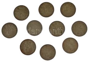 Románia 1943. 100L Fe "I. Mihály" (4x) + 1944. 100L Fe "I. Mihály" (6x) T:XF,VF korr. Romania 1943. 100 Lei Fe "Mihai I" (4x) + 1944. 100 Lei Fe "Mihai I" (6x) C:XF,VF corrosion Krause KM#64