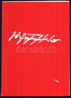 Mazzag István (1958-) festőművész, grafikus 2 db kiállítási katalógusa, az egyik dedikált:   Mazzag. Mazzag István kiállítása. / One-man-show of István Mazzag. Szerk.: Feuer Gábor. Hegyi Lóránd előszavával. A művész, Mazzag István (1958-) festőművész, grafikus által DEDIKÁLT példány. Bp., 1987., (Révai-ny.). Magyar, angol, német és olasz nyelven. A művész munkáinak reprodukcióival illusztrált. Kiadói papírkötés, a borítón kopásnyomokkal, kijáró lapokkal.;  Mazzag. Mazzag. Mazzag István kiállítása. / One-man-show of István Mazzag. Bp., 1988., Iparterv. Magyar, angol, német és olasz nyelven. A művész munkáinak reprodukcióival illusztrált. Kiadói papírkötés.;