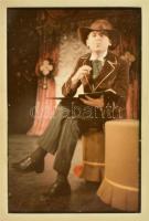 cca 1960-1970 Romhányi József író, költő, 3 db színes diapozitív, 5x5 cm