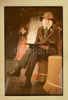 cca 1960-1970 Romhányi József író, költő, 3 db színes diapozitív, 5x5 cm