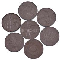 Románia 1999. 500L Al "Napfogyatkozás" (7x) T:XF,VF Romania 1999. 500 Lei Al "Solar e...