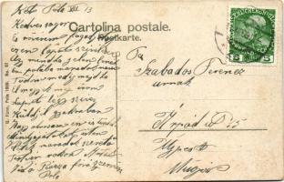 1909 K.u.k. Kriegsmarine SMS Gamma Schraubenkorvette / SMS GAMMA cs. és kir. haditengerészet vitorlá...