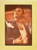 cca 1960-1970 Magyar színészek, színésznők, 4 db színes diapozitív, 5x5 cm