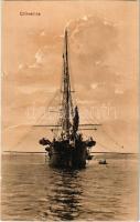 Crikvenica, Cirkvenica; K.u.K. Kriegsmarine SMS Albatros Schraubenkannonenboot / SMS ALBATROS cs. és...