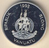 Vanuatu 1992. 50V Ag "Olimpia-kenu" T:PP Csak 40.000db!