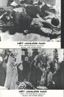 cca 1979 ,,Hét januári nap" című spanyol film jelenetei és szereplői, 6 db produkciós filmfotó ...