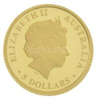 Ausztrália 2009. 5$ Au "Kenguru" (1.25g/0.999) T:PP
Australia 2009. 5 Dollars Au "Ka...