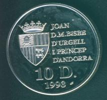 Andorra 1993. 10D Ag "Labdarúgó VB" T:PP