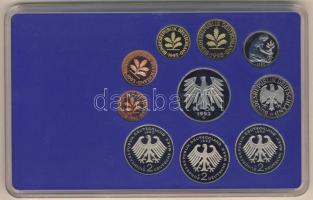 NSZK 1993G 1Pf-5M 10klf db, szettben, benne 3klf 2M T:PP