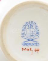 Herend Apponyi mintás váza, jelzéssel, hibátlan, m:16,5 cm