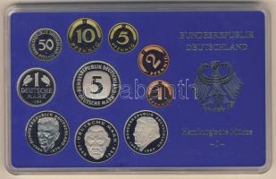 NSZK 1992J 1Pf-5M 10klf db, szettben, benne 3klf 2M T:PP