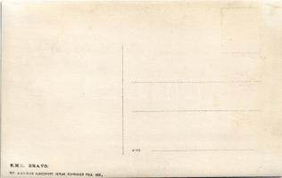 K.u.K. Kriegsmarine S.M.S. Bravo Brigg / SMS BRAVO cs. és kir. haditengerészeti szkúner (goelette) /...