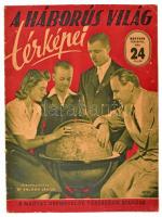 1942 A háborús világ térképei. Összeáll.: Dr. Balogh János. Bp., Magyar Népművelők Társasága, 10 szt...