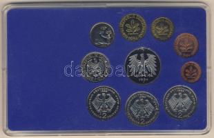 NSZK 1984F 1Pf-5M 10klf db, szettben, benne 3klf 2M T:PP