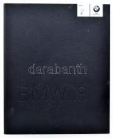 cca 2014 BMW i8, angol nyelvű, képes reklámkatalógus, az utolsó néhány lap ázott, összeragadt, 63 p