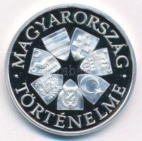 Fritz Mihály (1947- ) DN "Honfoglalás / Magyarország Történelme" Ag emlékérem kapszulában,...